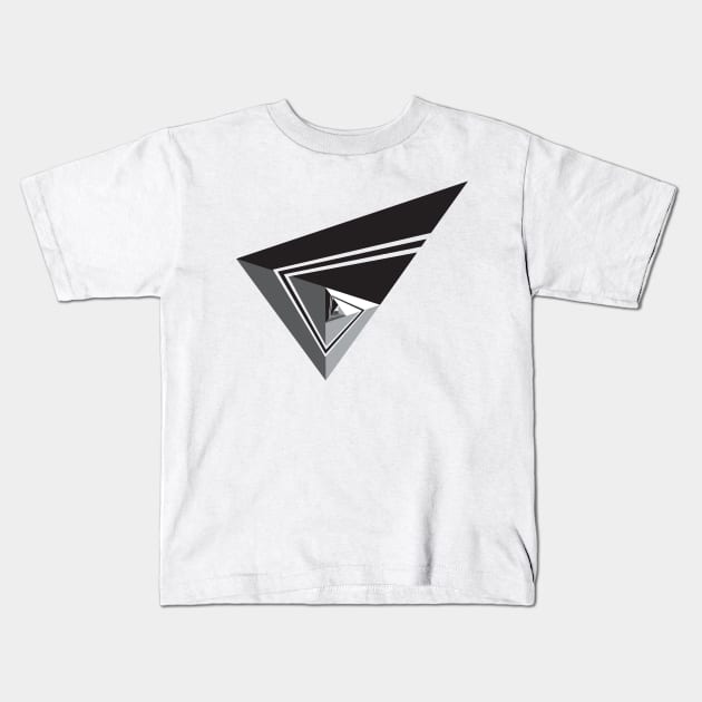 Golden Triangle 1-3 Kids T-Shirt by cactusjoe